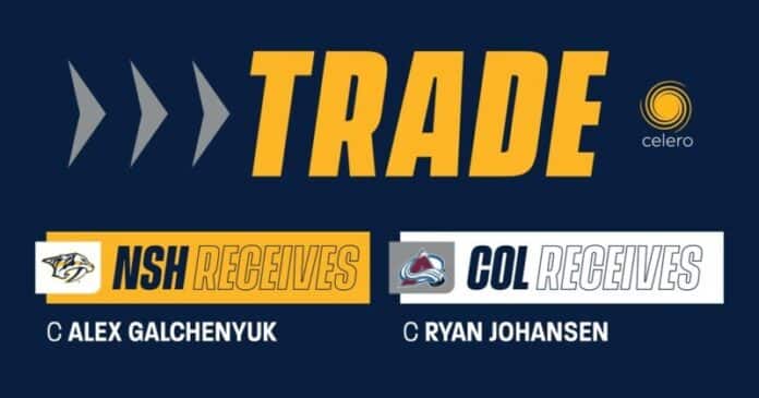 Predators-Trade-Ryan-Johansen-to-Colorado Predators Trade Ryan Johansen to Colorado