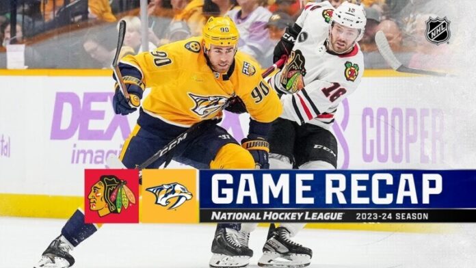 Preds-Snap-Four-Game-Losing-Streak-with-Win-Over-Blackhawks Preds Snap Four Game Losing Streak with Win Over Blackhawks
