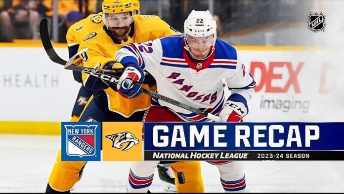 Predators-Fall-to-Rangers-4-3-Saturday-at-Bridgestone-Arena Predators Fall to Rangers 4-3 Saturday at Bridgestone Arena