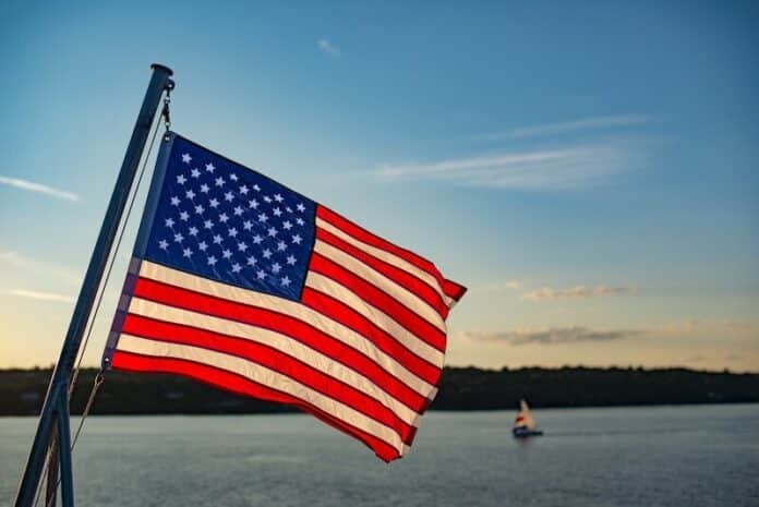 American Pride During a New England Summer