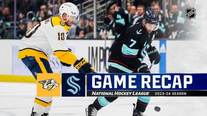 Predators-Extend-Point-Streak-to-14-with-4-1-Win-Over-Kraken Predators Extend Point Streak to 14 with 4-1 Win Over Kraken