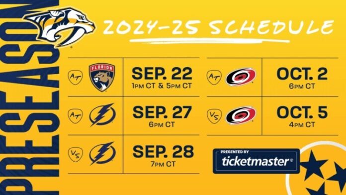 Preds-pre-season Photo by Nashville Predators