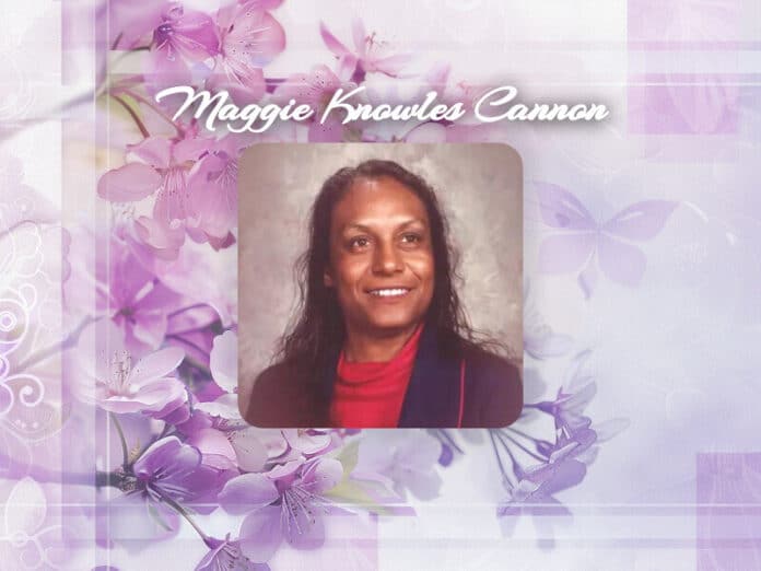 Maggie Knowles Cannon Obit