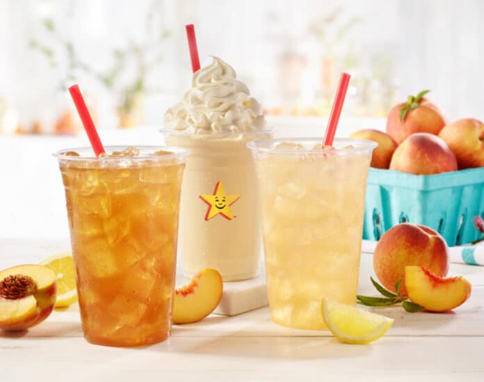 Hardee's new Peach Tea is refreshing with the perfect hint of sweetness. The Peach Tea is available now alongside the Peach Lemonade and Peach Milkshakes.