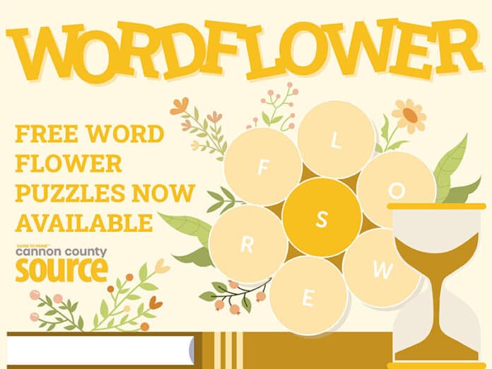 SLM_Puzzles-Word-Flower_2025 Word Flower