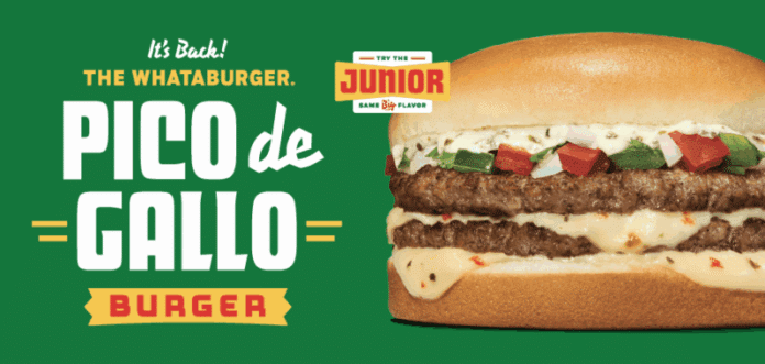 whataburger-pico-burger ¡Órale! Whataburger's Pico de Gallo Burger Is Back!