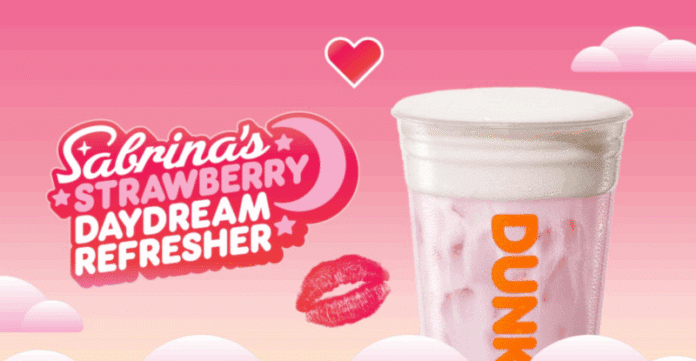 A Sip Worth Dreaming About: Dunkin’® and Sabrina Carpenter Reunite for Sabrina’s Strawberry Daydream Refresher to Lead Its Latest Summer Lineup