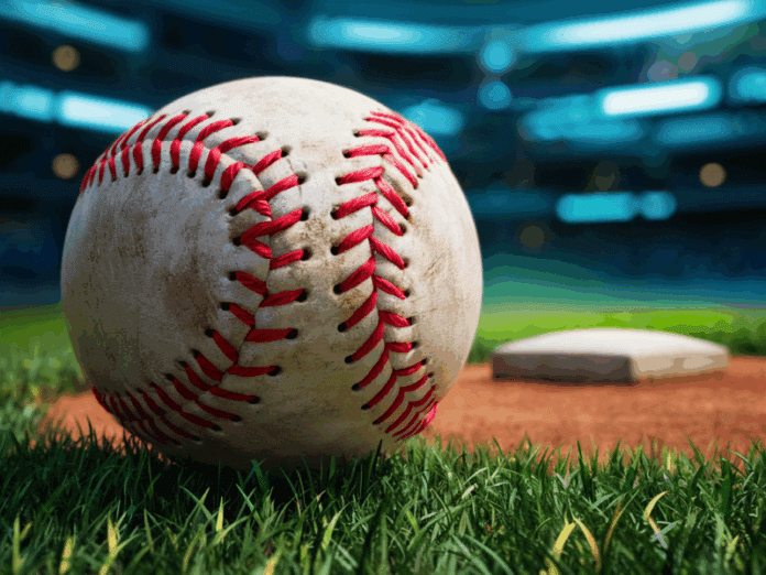 CLOSEUP-BASEBALL-WITH-STADIUM
