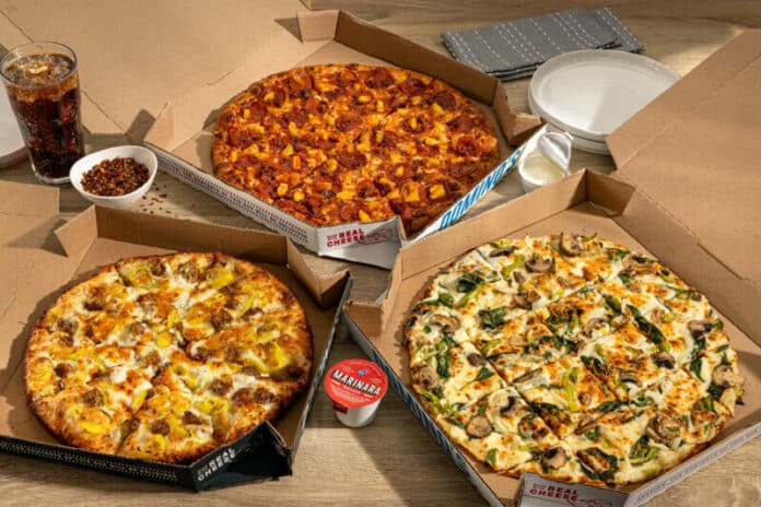 Domino's “Best Deal Ever” promotion is back! Customers can enjoy any pizza with any toppings for $9.99 each when they order online between July 7-Aug. 3, including Domino's secret menu pizzas (pictured), as recommended by the brand's very own pizza chefs.
