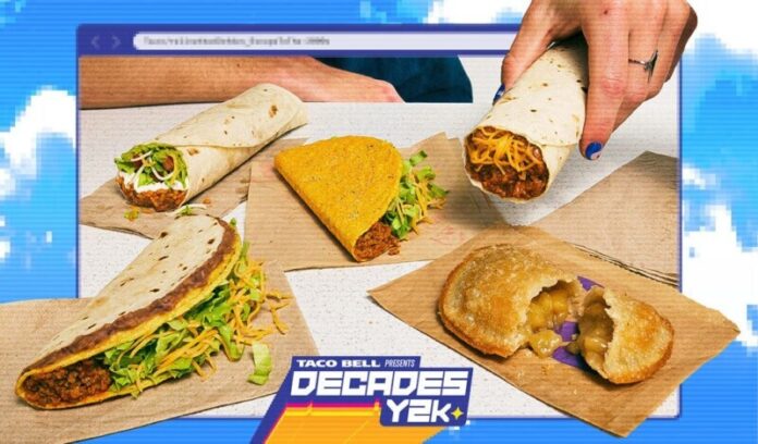 Taco Bell Rewinds to the 2000s With Decades Y2K Menu