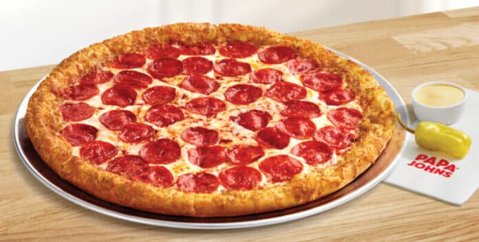 papa John's garlic 5 cheese crust