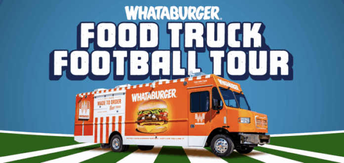 whataburger football truck