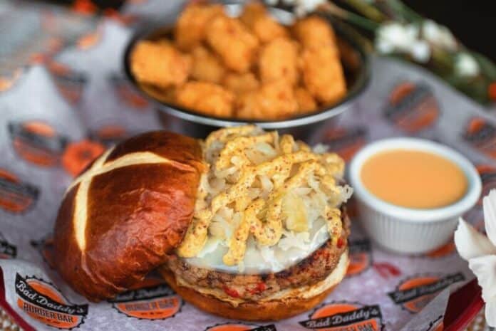 Bad-Daddys-Burger-Bar-Bratwurst-Burger Bad Daddy’s Burger Bar