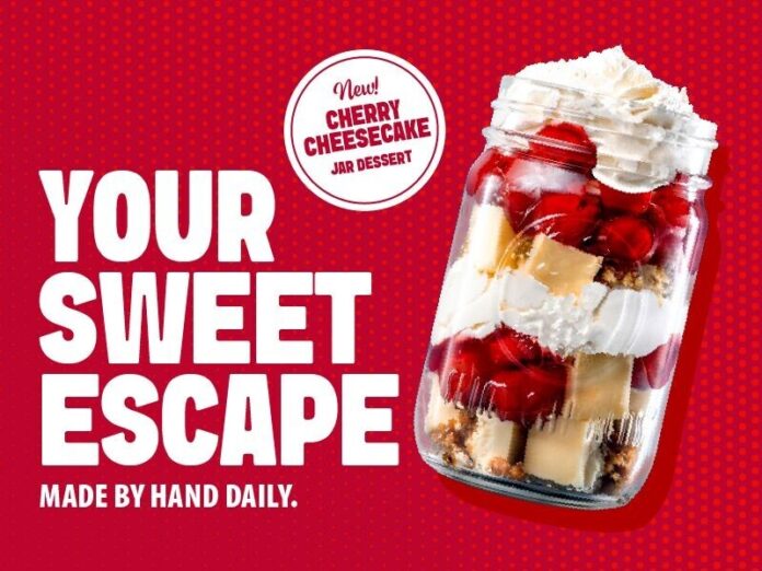 Leave Room for Dessert: Slim Chickens Launches Cherry Cheesecake Jar Dessert