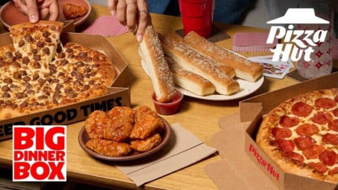 PIZZA HUT’S BIG DINNER BOX RETURNS TAKING CENTER STAGE FOR NATIONAL PIZZA MONTH (PRNewsfoto/Pizza Hut)