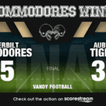 Vanderbilt stuns Auburn in overtime thriller vandy football
