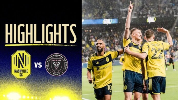 NASHVILLE SC BEAT INTER MIAMI 2-1 TO FORCE GAME 3