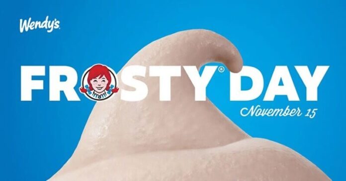 Save the date! Wendy’s® is declaring the first-ever worldwide Frosty® Day
