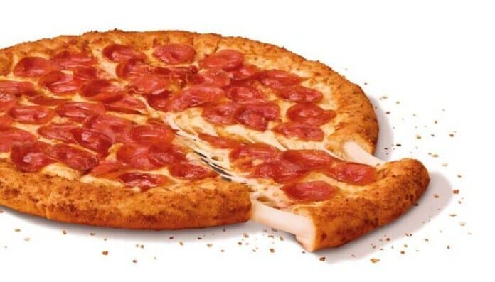 STUFFED CRUNCH CRUST PIZZA
