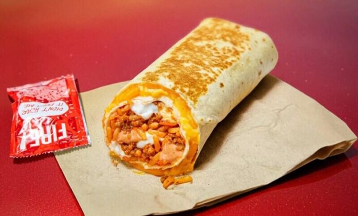 Taco-Bell-Volcano-Quesarito-1810×1099 The Lava legacy lives on with the Volcano Quesarito and all-new Volcano Sauce.