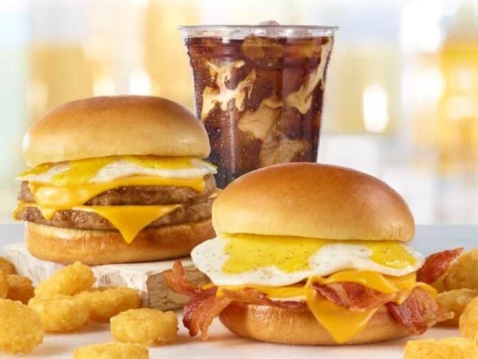 hardees breakfast sandwiches