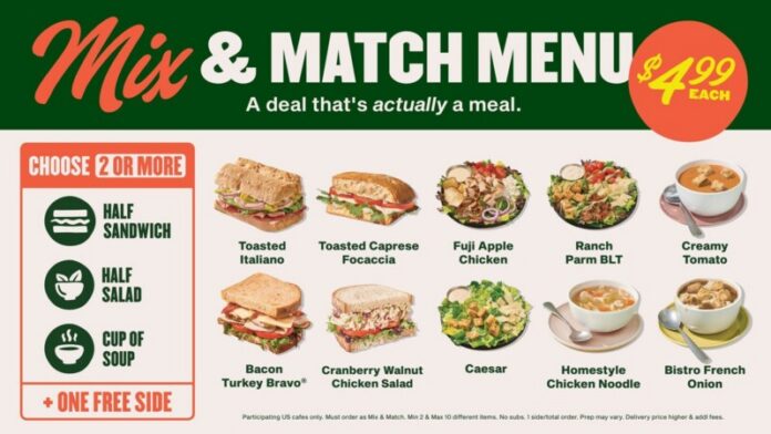Panera-Bread-Mix-and-Match-Value-Menu-2 A Deal That’s Actually a Meal: Panera Bread’s First Value Menu Lets Guests “Mix & Match” a Meal of up to Ten Panera Favorites for Just $4.99 Each