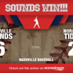Sounds Earn First Win of 2026, Top Tides 6-2 in Series Finale