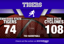 Tennessee State’s NCAA Tournament Run Ends with Loss to Iowa State Tennessee State's NCAA tournament run ends with 108-74 loss to Iowa State