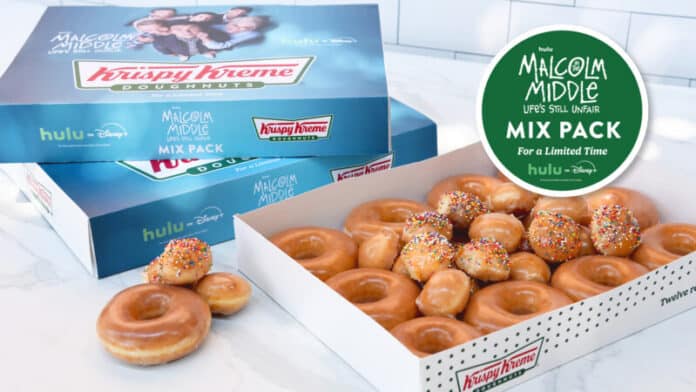 Fans tuning into revival of the beloved family comedy can enjoy “Malcolm in the Middle Mix Pack” doughnuts this weekend, April 10-12