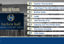 Harken Hall Garden Concert Series Kicks Off May 24 with Eight Nights of Local Music
