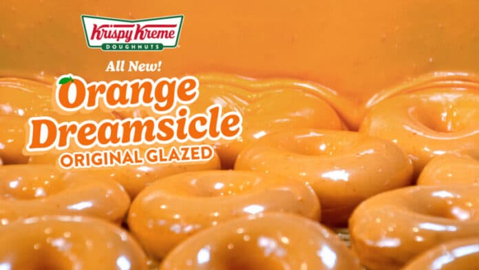 Available only May 14-17, get an Orange Dreamsicle Original Glazed® Dozen for just $5 with the purchase of any dozen at regular price