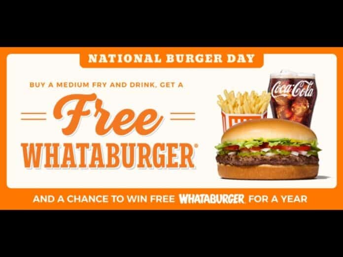 Win Free Whataburger for a Year This National Hamburger Day