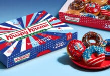 Krispy Kreme Brings Patriotic Doughnuts and Sweet Deals for July 4th Krispy kreme July 4 doughnuts