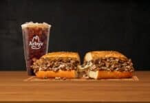 Arby’s Adds Angus Cheesesteak to Menu for Good — Plus a Free Giveaway The Angus Cheesesteak is now available permanently at all Arby's locations nationwide.