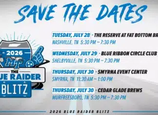 MTSU’s Blue Raider Blitz Returns in July blue raider blitz