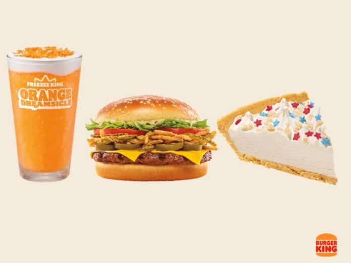 burger King summer menu