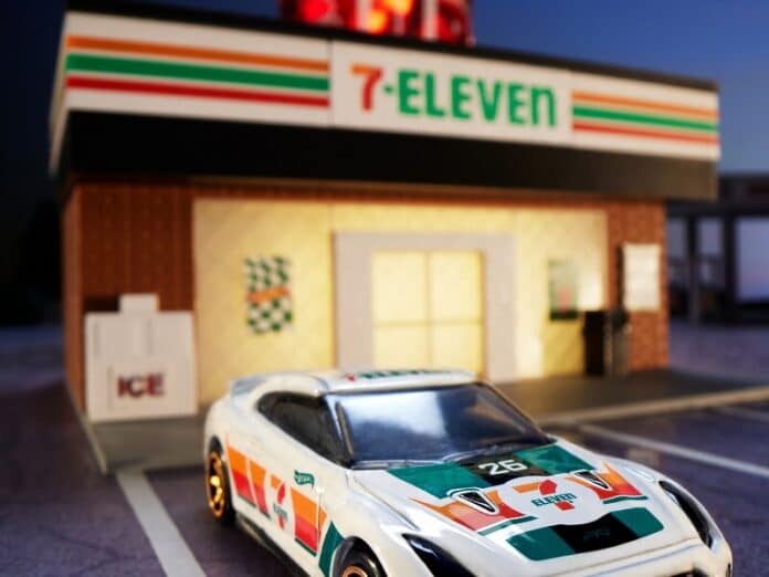 7-Eleven-Inc-Store-Photo 7-Eleven and Hot Wheels Drop Exclusive 2017 Nissan GT-R Die-Cast Car