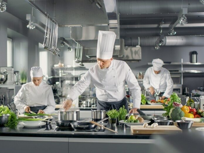 Famous Chef Works in a Big Restaurant Kitchen with His Help. Kit A practical restaurant maintenance checklist for owners and staff