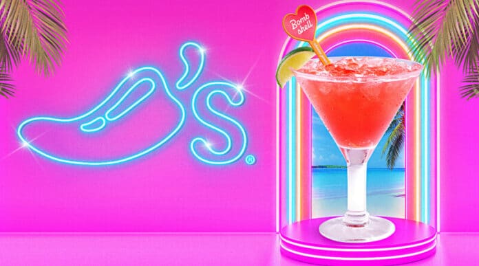 Chilis_Bombshell_Marg Chili’s® Grill & Bar is making an entrance with the Bombshell Margarita of the Month, available nationwide through July 31 for just $6.