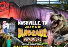 Dinosaur Adventure Heads to Nashville