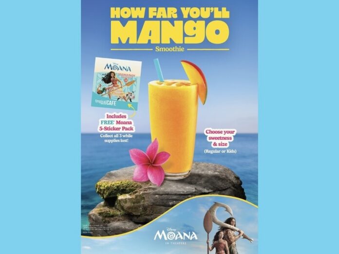 Tropical Smoothie Cafe® Sets Sail with a Moana-Inspired 'How Far You'll Mango Smoothie'