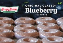 Krispy Kreme Drops Blueberry Glazed Doughnut for Four Days Only Krispy Kreme blueberry glazed