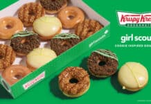 Krispy Kreme Launches Girl Scout Cookie Inspired Dozen Available for a limited time beginning July 7,