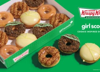 Krispy Kreme Launches Girl Scout Cookie Inspired Dozen Available for a limited time beginning July 7,