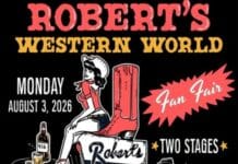 Robert’s Western World Announces Lineup for 3rd Annual Fan Fair Block Party