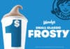 Wendy’s $1 Classic Frosty Deal Starts July 19 Wendy's Rewards members can enjoy early access to a $1 classic Frosty on July 19 in honor of National Ice Cream Day