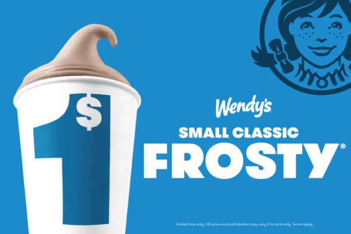 Wendy's Rewards members can enjoy early access to a $1 classic Frosty on July 19 in honor of National Ice Cream Day