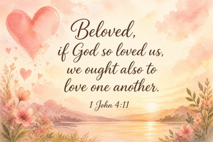 Devotional image for 1 John 4:11