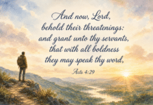 Daily Devotional: The Courage to Speak Boldly Devotional image for Acts 4:29