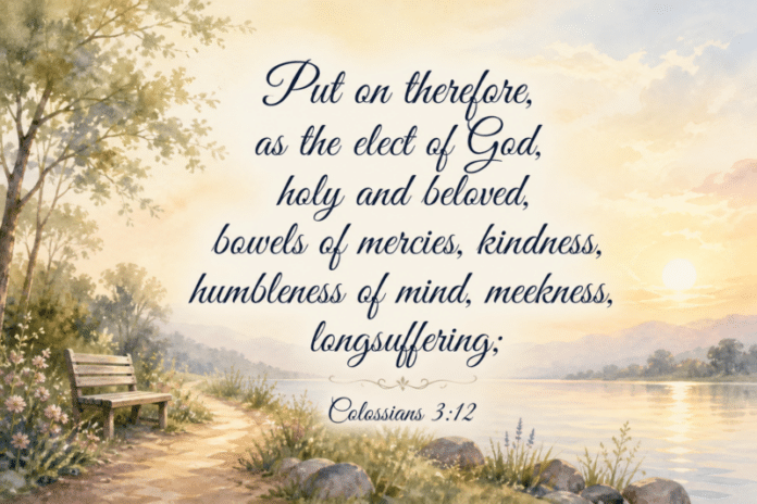 Devotional image for Colossians 3:12